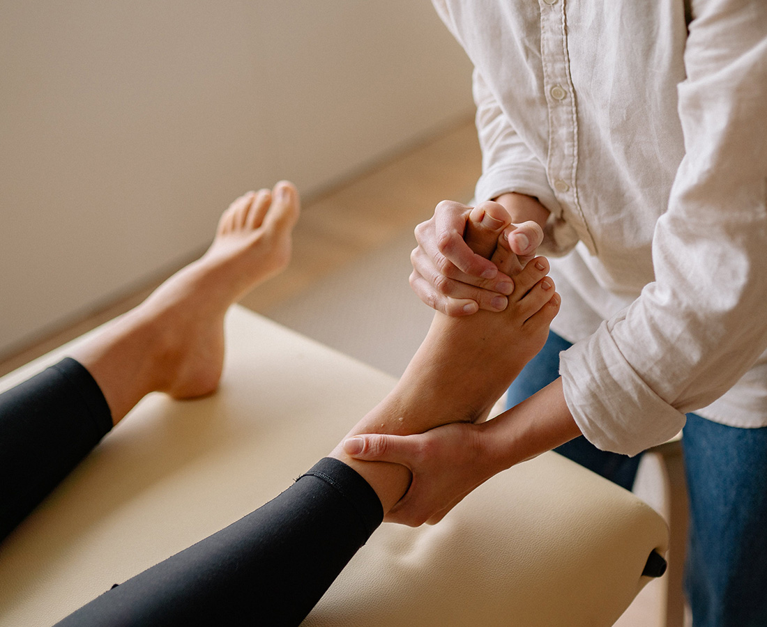 Fußreflexzonenmassage gegen Stress
